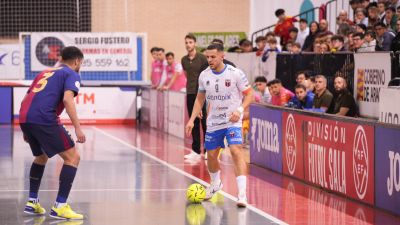 Adrián Rivera, durante un partido con el Wanapix Sala 10
