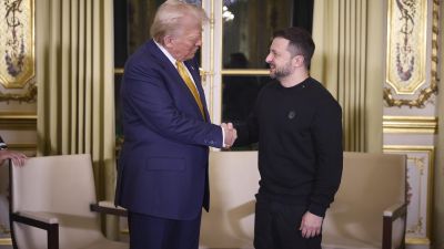 Donald Trump y Volodimir Zelenski en un encuentro anterior. / Europa Press