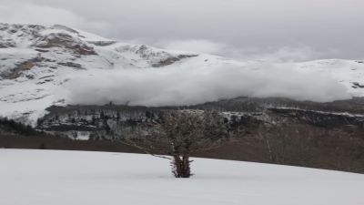 Aragón, en riesgo por aludes. / Aragón TV