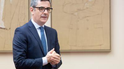 El ministro de la Presidencia Justicia, y Relaciones con las Cortes, Félix Bolaños./ Eduardo Parra / Europa Press