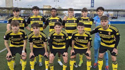 Foto del once del DHJ en el último de liga ante el Atco Baleares