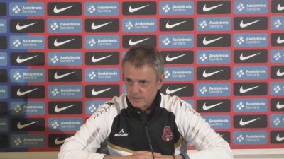 Porfi Fisac en rueda de prensa.