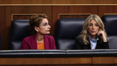 Las vicepresidentas en una imagen de archivo en el Congreso de los Diputados. / Europa Press. Eduardo Parra