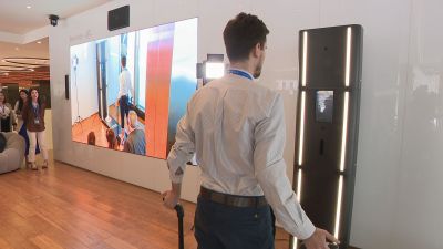 La nueva máquina de reconocimiento médico de MAS Prevención. / Aragón TV