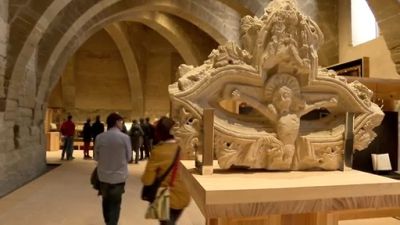 Exposición en el Monasterio de Sijena. / Aragón TV