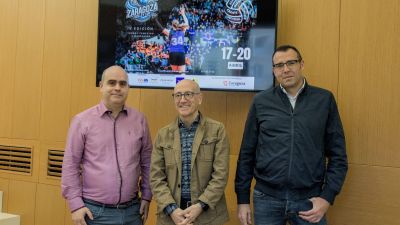 Imagen de la presentación de la ZGZ Volley Cup