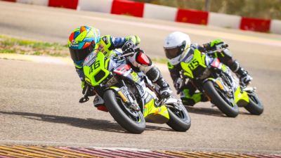Imagen de la pasada edición de la Copa de España de Minivelocidad en MotorLand Aragón