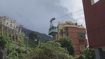 Teleférico de Nápoles (Italia). / Reuters