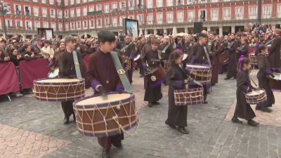 Cofradía de la Coronación de Espinas en Madrid. / Aragón TV
