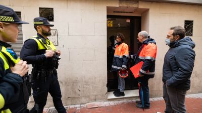 Las primeras visitas se han producido en los edificios 1 y 3 de la calle Cerezo. / Ayto. de Zaragoza