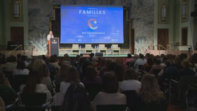 El I Congreso de Familias se celebra este viernes en Zaragoza. / Aragón TV