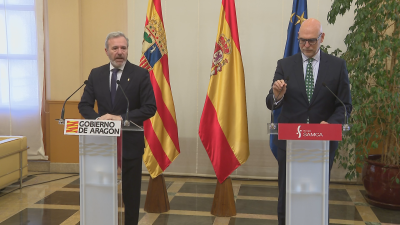 Jorge Azcón anuncia una nueva inversión tecnológica en Aragón. / Aragón TV