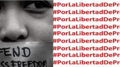 Imagen de una de las campañas de la FAPE por la Libertad de Prensa. / FAPE