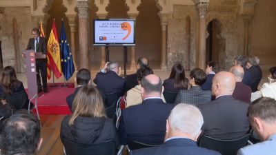 'Homenaje a la Palabra' en recuerdo de Manuel Giménez Abad asesinado hace 24 años./ Aragón TV