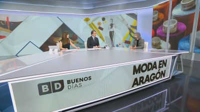 Santiago Vicente Hernández, secretario general de la Federación de Industrias Textiles y de la Confección de Aragón este miércoles en el programa Buenos Días. / Aragón TV