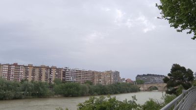 El aviso de este viernes afecta a toda la provincia de Huesca, Cinco Villas y Ribera del Ebro. / Aragón TV