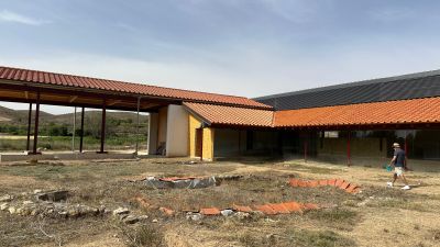 Vista del yacimiento de La Malena. | Gobierno de Aragón