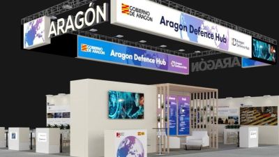 Stand de Aragón en la Feria Internacional de Defensa y Seguridad de España. / Gobierno Aragón