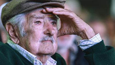 Pepe Mujica en uno de sus últimos homenajes en Montevideo.EFE/ Gastón Britos