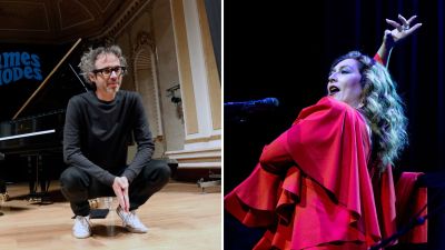 El pianista internacional James Rhodes y la cantaora Estrella Morente. / Europa Press