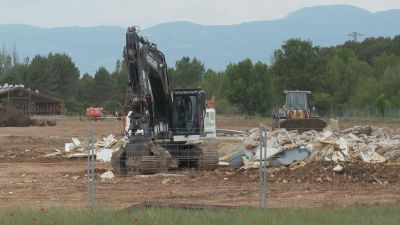 Las instalaciones ocuparán casi 70 hectáreas de terreno, 30 de ellas el parque tecnológico. / Aragón TV