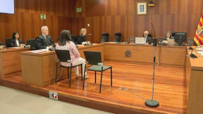 Inicio del juicio este lunes en la Audiencia Provincial de Zaragoza. / Aragón TV