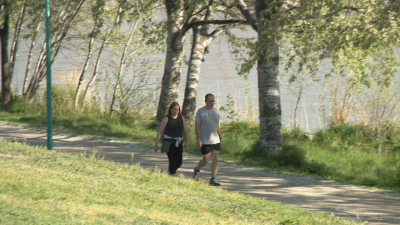 El valle del Ebro llegará a los 37 grados. / Aragón TV