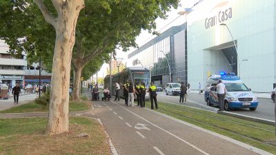 El accidente se ha producido en el Actur de Zaragoza. / Aragón Tv