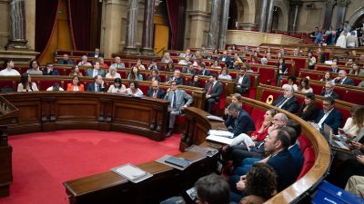 Sesión plenaria del Parlament de Cataluña. / Europa Press