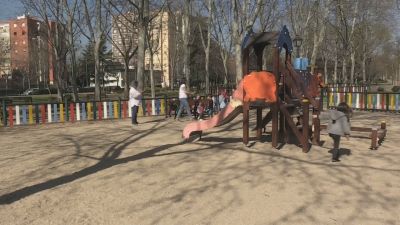 Un paque infantil de Zaragoza. / Aragón TV