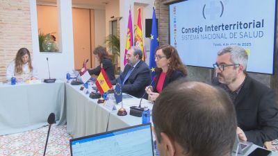 El Consejo Interterritorial de Salud, presidido por la ministra de Sanidad, Mónica García. / Aragón TV