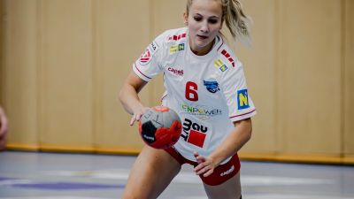 Dorka Somogyi, en un partido en una etapa anterior de su carrera.