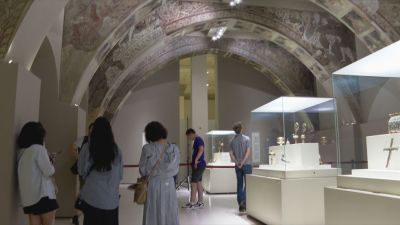 Los frescos de Sijena se encuentran en el Museo Nacional de Arte de Cataluña, en Barcelona. | Aragón TV