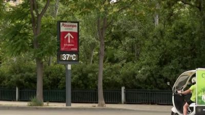 Zaragoza ya ha registrado temperaturas superiores a los 40 grados este mes de junio. / Aragón Tv