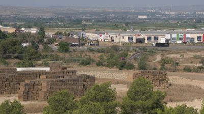 El nuevo centro de datos en La Puebla de Alfindén (Zaragoza) se ubicará junto a la A-2. / Aragón TV