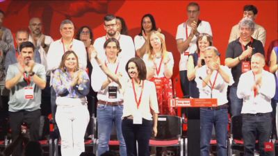 Teresa Ladrero ha sido elegida nueva secretaria general del PSOE Zaragoza. / Aragón TV