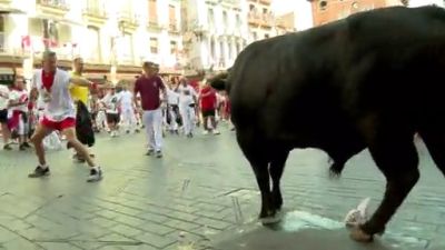 El toro ensogado es una de las grandes tradiciones de la Vaquilla. / Aragón Tv