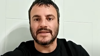 Carlos Cantero durante la entrevista.