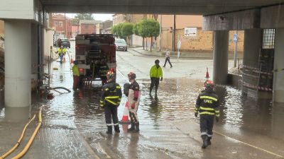 Tarazona o Grisén fueron las localidades más afectadas. / Aragón TV