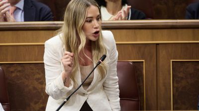 La diputada del PP, Noelia Núñez, durante un pleno en el Congreso de los Diputados. / Europa Press. Jesús Hellín