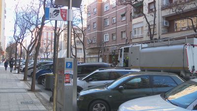 Casi el 80% de las plazas de aparcamiento regulado en Zaragoza serán zona naranja. / Aragón TV