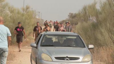 La estepa monegrina recupera poco a poco el silencio tra 22 horas ininterrumpidas de música. / Aragón TV