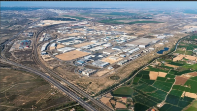 Vista aérea de Plaza. / Gobierno de Aragón