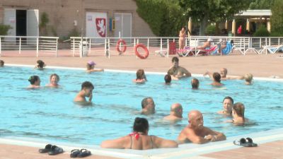 Durante la jornada de este viernes, el termómetro llegará a los 40 grados. / Aragón TV