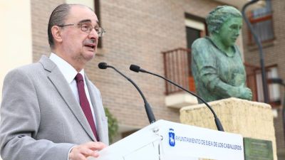 Javier Lambán será despedido en su Ejea de los Caballeros natal. / Gobierno de Aragón