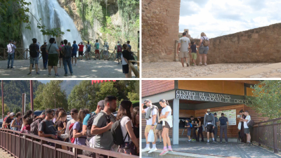El Monasterio de Piedra, Mora de Rubielos o Huesca como algunos de los lugares preferidos por los turistas. / Aragón TV