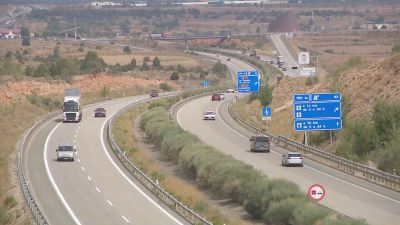 Operación especial retorno en las carreteras aragonesas. / Aragón TV