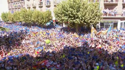 Las fiestas se prolongan hasta el próximo 7 de septiembre. / Aragón TV