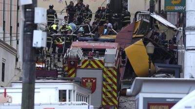 El funicular accidentado en Lisboa. / Efe. EPA. Miguel A. Lopes