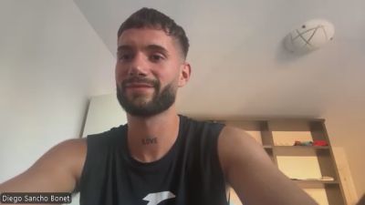 Diego Sancho, durante su charla con Aragón Deporte.